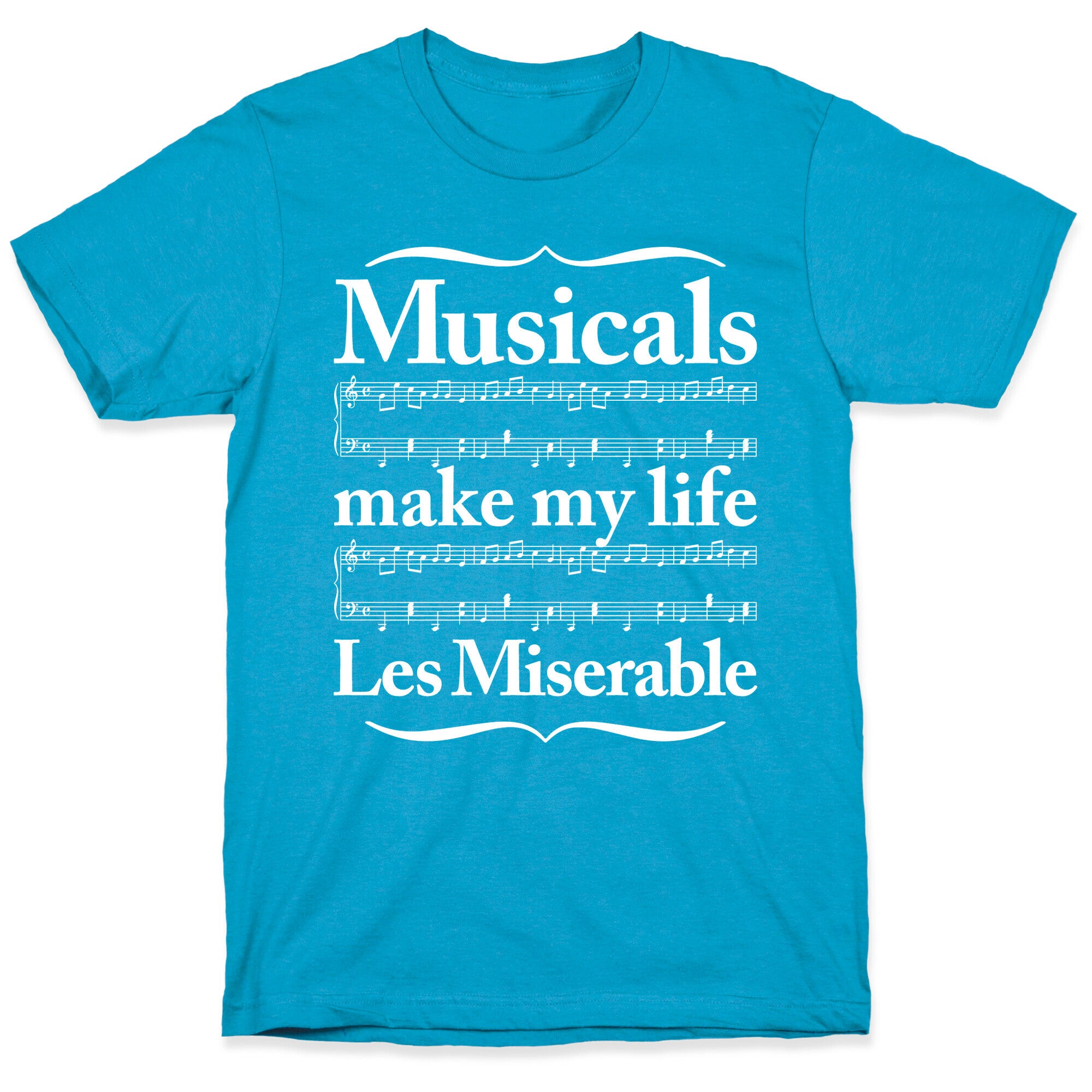 Musicals Make My Life Les Miserable Unisex Triblend Tee